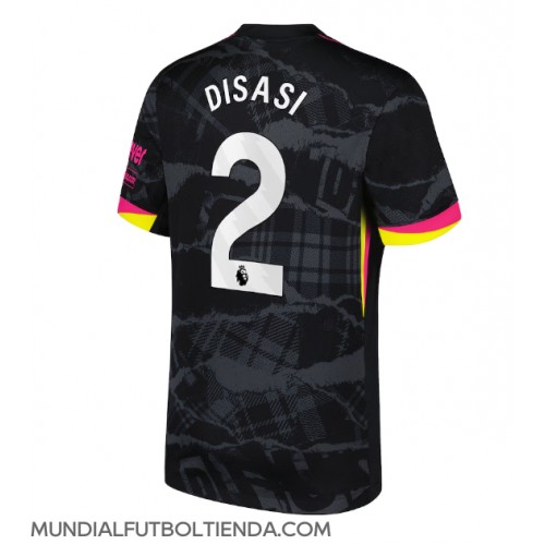 Camiseta Chelsea Axel Disasi #2 Tercera Equipación Replica 2024-25 mangas cortas